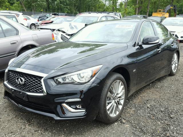 JN1EV7AR1JM444739 - 2018 INFINITI Q50 LUXE BLACK photo 2