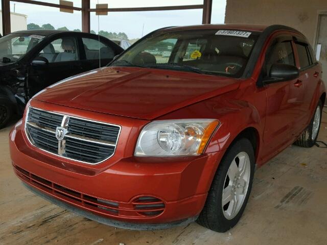 1B3HB48A69D136920 - 2009 DODGE CALIBER ORANGE photo 2