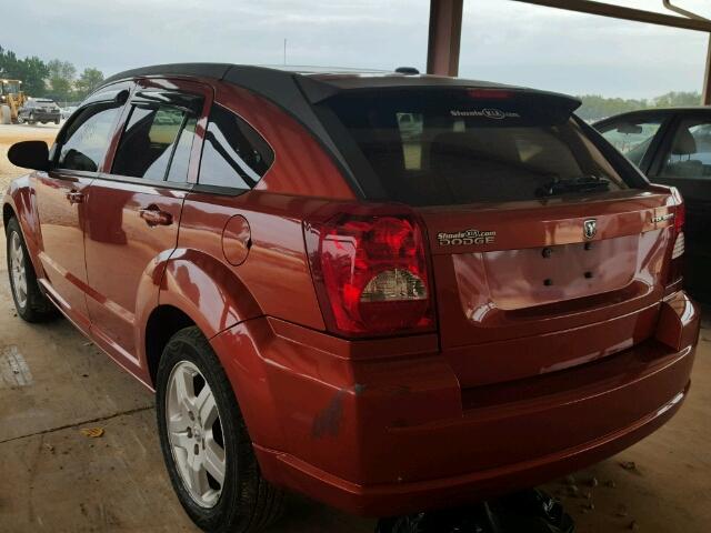 1B3HB48A69D136920 - 2009 DODGE CALIBER ORANGE photo 3