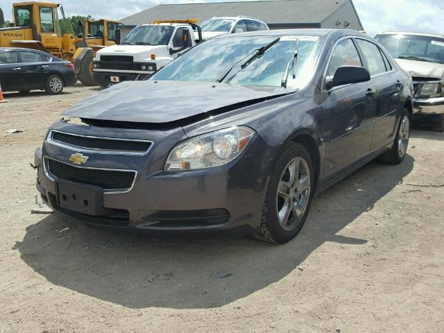 1G1ZB5EB6AF315420 - 2010 CHEVROLET MALIBU LS GRAY photo 2