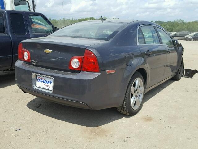 1G1ZB5EB6AF315420 - 2010 CHEVROLET MALIBU LS GRAY photo 4