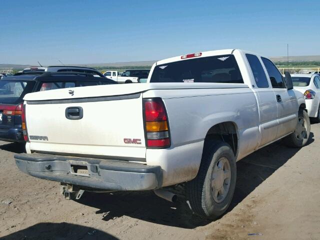 1GTEC19T75Z353872 - 2005 GMC NEW SIERRA WHITE photo 4