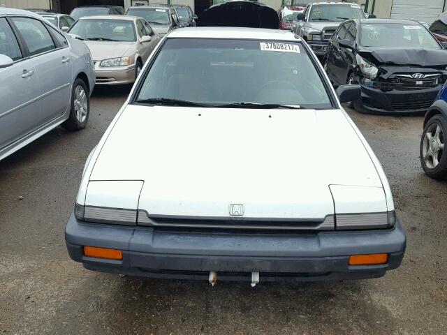 JHMCA5462JC007925 - 1988 HONDA ACCORD WHITE photo 9