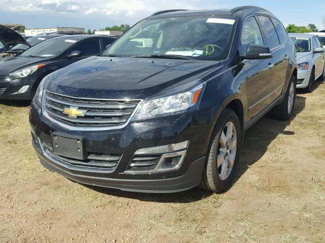 1GNKRJKDXHJ154667 - 2017 CHEVROLET TRAVERSE P BLACK photo 2