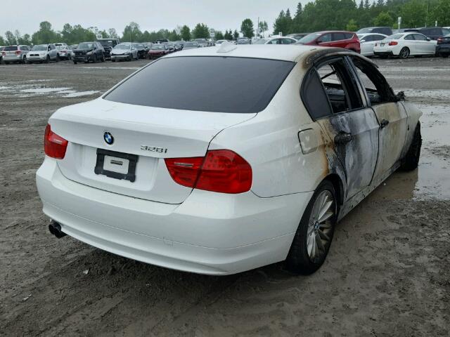 WBAPK7C50BA817455 - 2011 BMW 328 XI WHITE photo 4