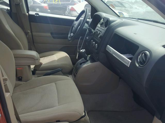 1C4NJCBA6ED882687 - 2014 JEEP COMPASS SP RED photo 5