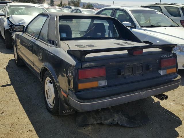 JT2AW15C4G0085939 - 1986 TOYOTA MR2 BLACK photo 3