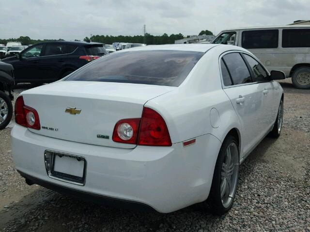 1G1ZC5E0XAF256142 - 2010 CHEVROLET MALIBU 1LT WHITE photo 4