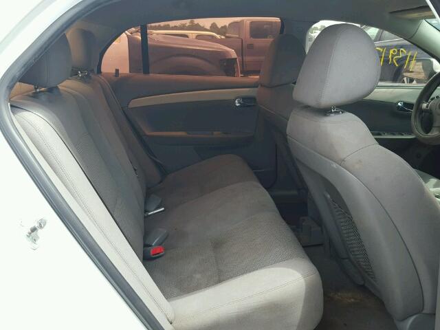 1G1ZC5E0XAF256142 - 2010 CHEVROLET MALIBU 1LT WHITE photo 6