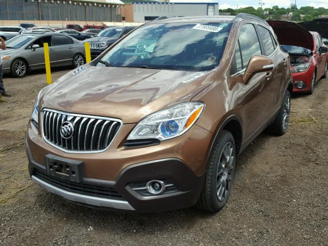 KL4CJ2SMXGB554614 - 2016 BUICK ENCORE SPO GOLD photo 2