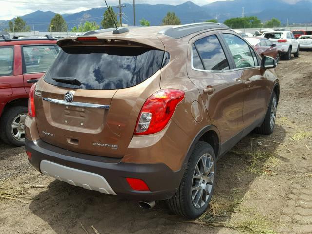 KL4CJ2SMXGB554614 - 2016 BUICK ENCORE SPO GOLD photo 4