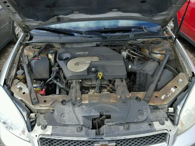 2G1WU581869328959 - 2006 CHEVROLET IMPALA LTZ SILVER photo 7