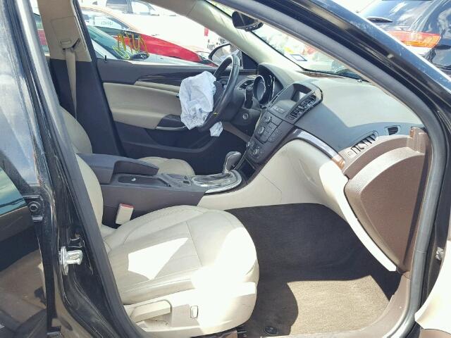 2G4GN5ECXB9182634 - 2011 BUICK REGAL BLACK photo 5