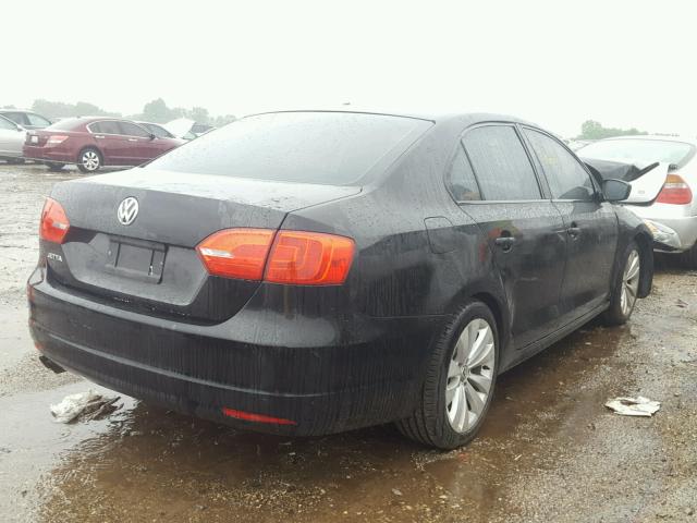 3VW2K7AJ5CM321338 - 2012 VOLKSWAGEN JETTA BASE 黑色 照片 4