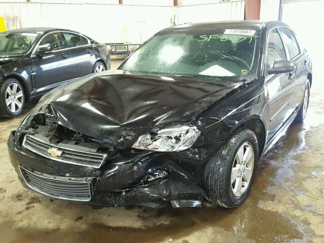 2G1WF5EK4B1213775 - 2011 CHEVROLET IMPALA LS BLACK photo 2