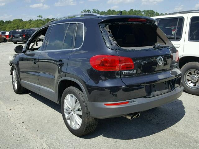 WVGBV7AX4FW516202 - 2015 VOLKSWAGEN TIGUAN BLACK photo 3