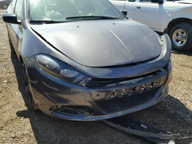 1C3CDFBB2GD644254 - 2016 DODGE DART SXT GRAY photo 9