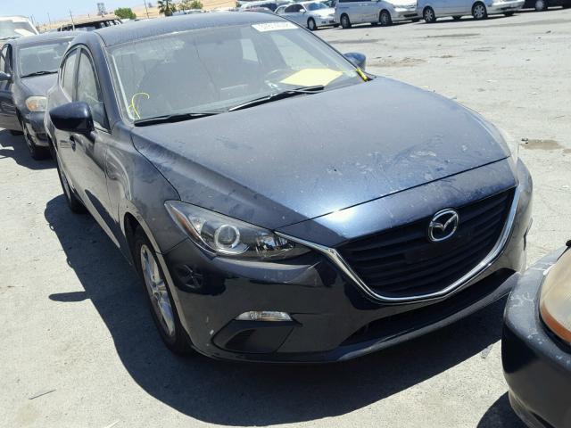 JM1BM1M71E1120644 - 2014 MAZDA 3 GRAND TO BLUE photo 1