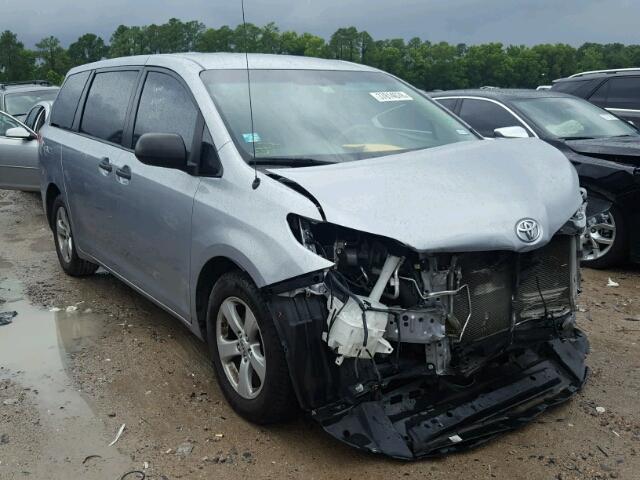 5TDZK3DC9DS403212 - 2013 TOYOTA SIENNA BAS SILVER photo 1