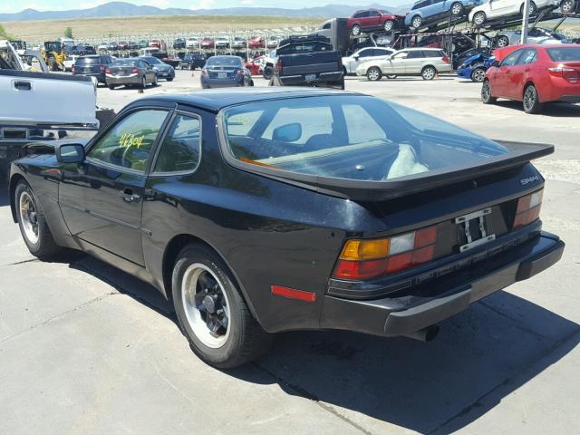 WP0AA0949EN461117 - 1984 PORSCHE 944 BLACK photo 3