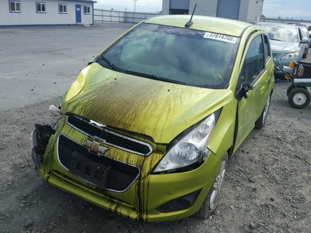 KL8CB6S98DC528789 - 2013 CHEVROLET SPARK LS GREEN photo 2