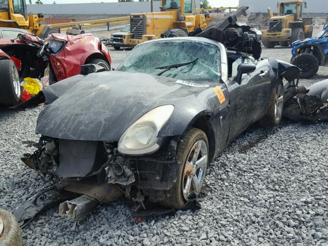 1G2MB35B77Y109515 - 2007 PONTIAC SOLSTICE BLACK photo 2