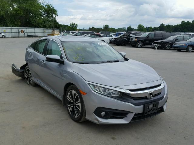 2HGFC1F74GH645236 - 2016 HONDA CIVIC EXL SILVER photo 1