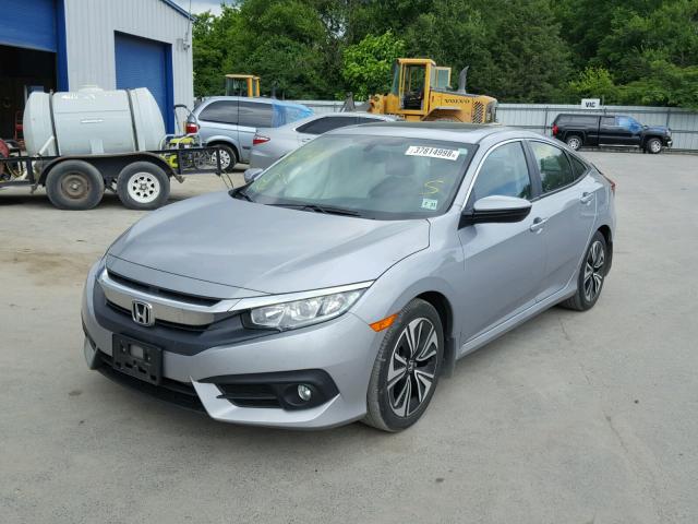 2HGFC1F74GH645236 - 2016 HONDA CIVIC EXL SILVER photo 2