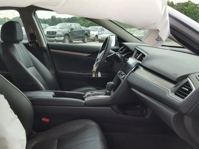 2HGFC1F74GH645236 - 2016 HONDA CIVIC EXL SILVER photo 5