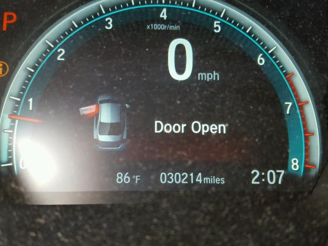 2HGFC1F74GH645236 - 2016 HONDA CIVIC EXL SILVER photo 8