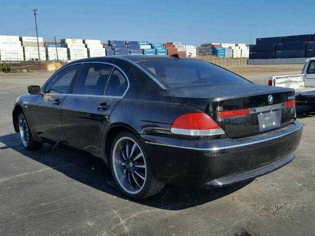 WBAGN63493DR15019 - 2003 BMW 745 LI BLACK photo 3