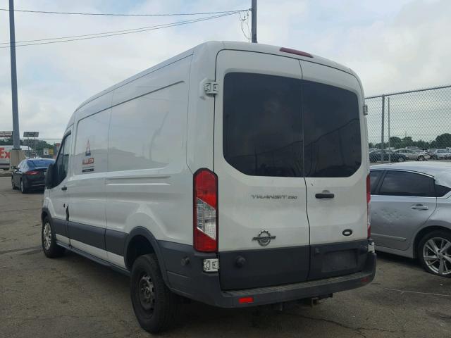 1FTNR2CV3FKA40701 - 2015 FORD TRANSIT T- WHITE photo 3