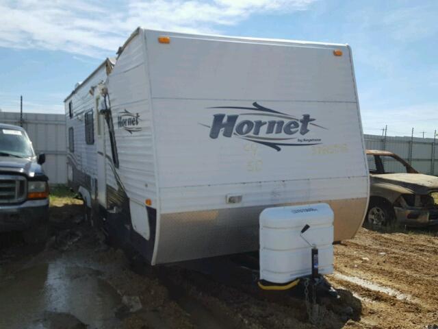 4YDT27B2387200465 - 2008 KEYSTONE HORNET WHITE photo 1