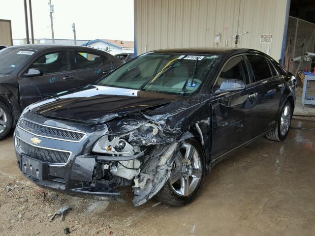 1G1ZC5E01CF201324 - 2012 CHEVROLET MALIBU 1LT შავი ფოტო 2