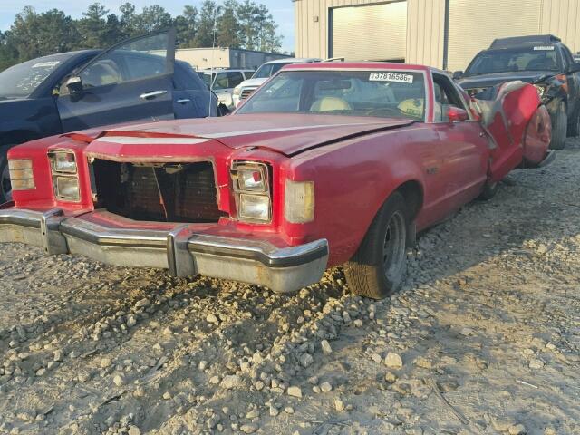 7A48S182369 - 1977 FORD RANCHERO RED photo 2
