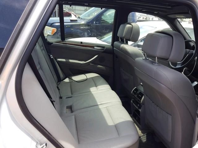 5UXFE83559L169801 - 2009 BMW X5 XDRIVE4 فضي صورة 6