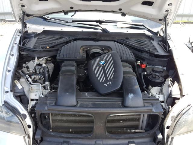5UXFE83559L169801 - 2009 BMW X5 XDRIVE4 فضي صورة 7