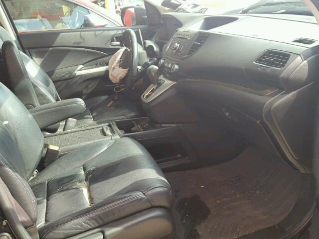 2HKRM4H73DH618278 - 2013 HONDA CR-V EXL BLACK photo 5