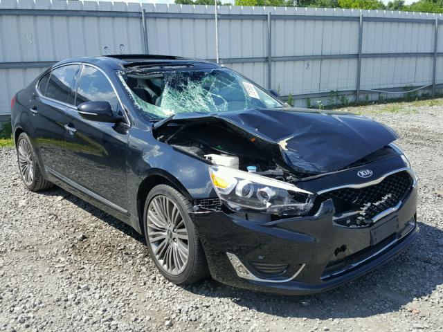 KNALN4D74E5146485 - 2014 KIA CADENZA PR BLACK photo 1