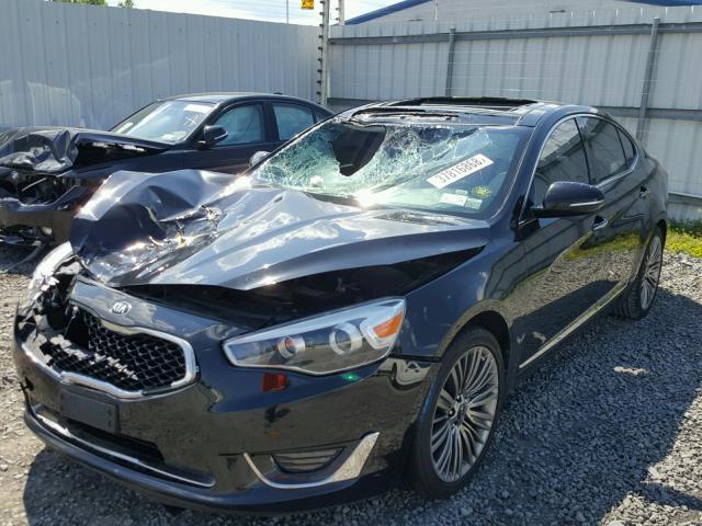 KNALN4D74E5146485 - 2014 KIA CADENZA PR BLACK photo 2