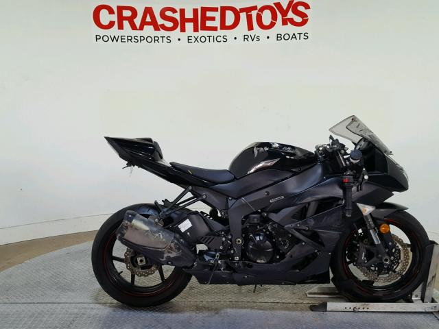 JKAZX4R1XCA037345 - 2012 KAWASAKI ZX600 R BLACK photo 1