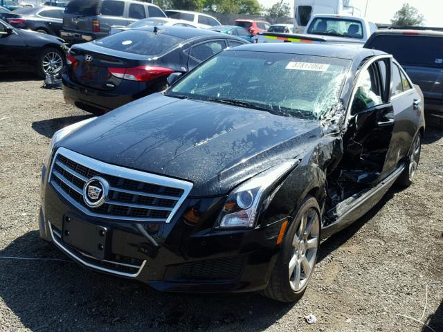 1G6AB5RA2E0148894 - 2014 CADILLAC ATS LUXURY BLACK photo 2