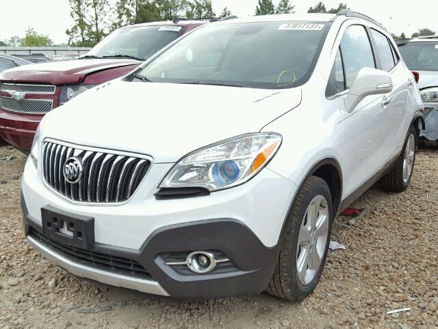 KL4CJBSB0GB723473 - 2016 BUICK ENCORE CON WHITE photo 2