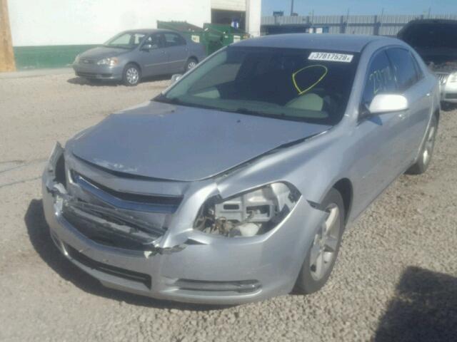 1G1ZC5EU9BF111937 - 2011 CHEVROLET MALIBU 1LT SILVER photo 2