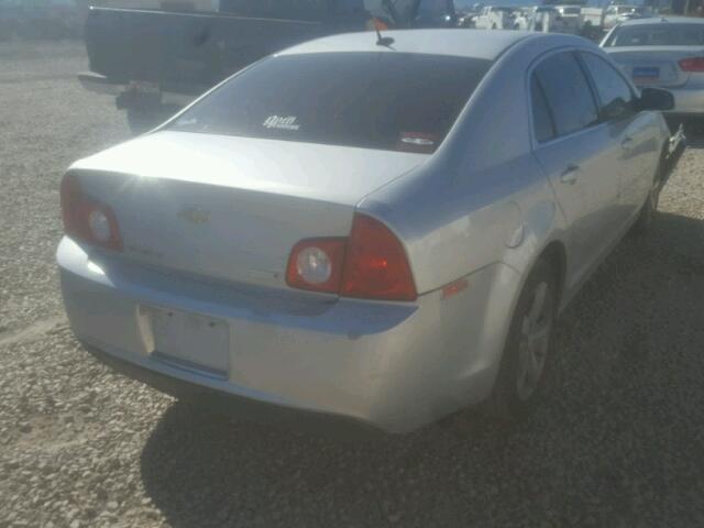 1G1ZC5EU9BF111937 - 2011 CHEVROLET MALIBU 1LT SILVER photo 4