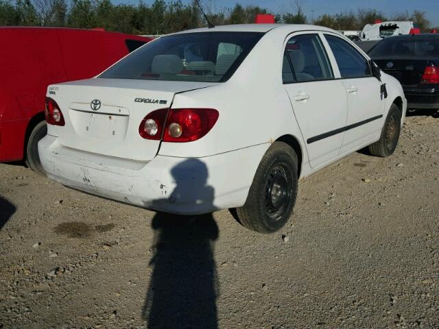 1NXBR32E46Z618945 - 2006 TOYOTA COROLLA CE WHITE photo 4