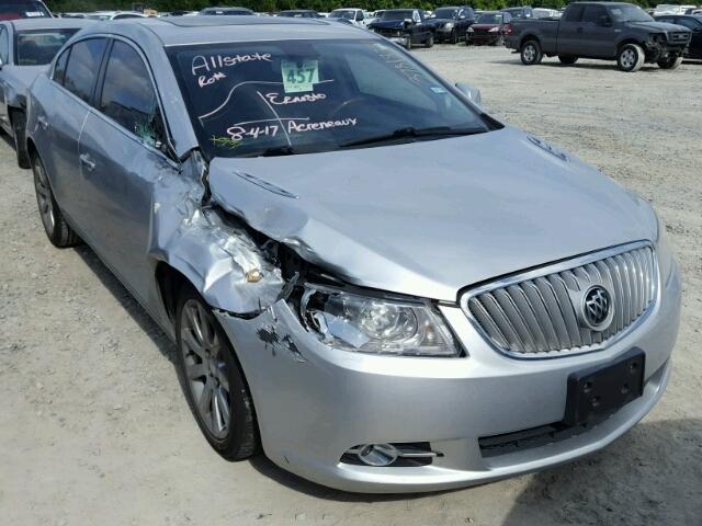 1G4GE5GV9AF177641 - 2010 BUICK LACROSSE C SILVER photo 1