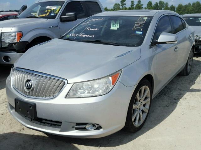 1G4GE5GV9AF177641 - 2010 BUICK LACROSSE C SILVER photo 2