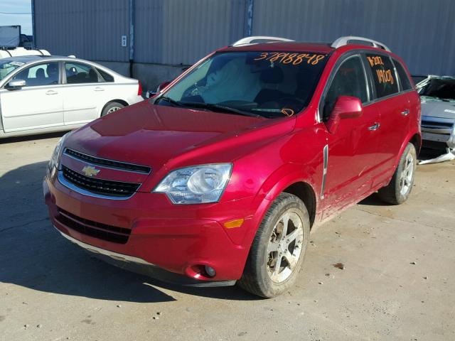 3GNFL4E51CS644334 - 2012 CHEVROLET CAPTIVA SP MAROON photo 2