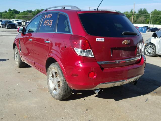 3GNFL4E51CS644334 - 2012 CHEVROLET CAPTIVA SP MAROON photo 3